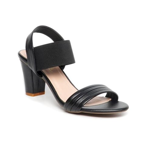 giày sandal nữ cao gót 7cm Hanatabi quai ngang hậu thun đế TA cao cấp bigsize (35-41) mã HNSDG7F1151