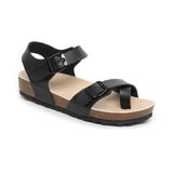 Sandal nữ xỏ ngón Hanatabi 2 quai chéo có khóa đế trấu cao 3cm mã HNSD3F983 (Size 35->39)