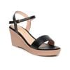 giày sandal nữ đế xuồng PU siêu nhẹ cao 7cm Hanatabi quai ngang hậu c (35-39) mã HNSDX7F1052