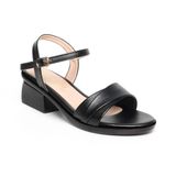 Giày sandal nữ đế PU kem siêu nhẹ cao 5cm Hanatabi quai ngang 2 xếp hậu c bigsize (35-42) mã HNSDG5F1140