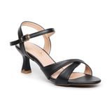 giày sandal nữ cao gót 5cm Hanatabi quai chéo hậu c đế TA bigsize (35-41) mã HNSDG7F975