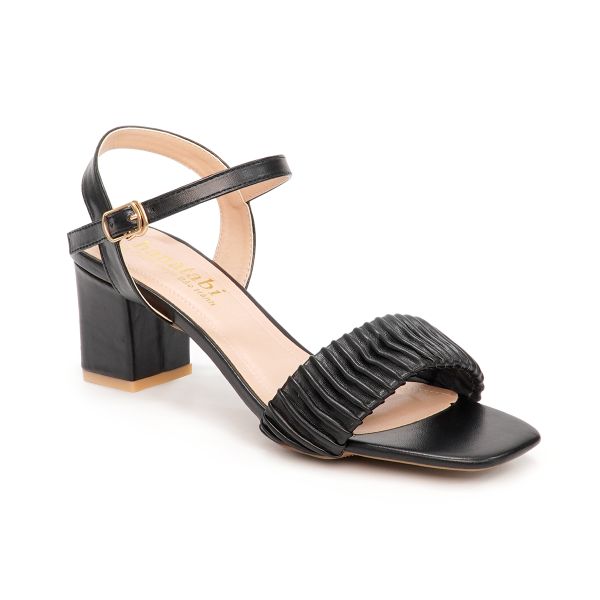 giày sandal nữ cao gót 5cm Hanatabi quai bèo mũi vuông hậu c đế TA bigsize (35-41) mã HNSDG5F920