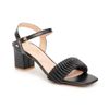 giày sandal nữ cao gót 5cm Hanatabi quai bèo mũi vuông hậu c đế TA bigsize (35-41) mã HNSDG5F920