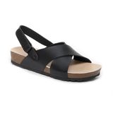 Sandal nữ Hanatabi quai chéo đế trấu cao 3cm mã HNSD3F984 (Size 35->39)