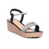 Giày Sandal Nữ Đế PU Siêu Nhẹ Cao 5cm Hanatabi Quai Ngang Hậu Thun (35-40) Mã HNSD5F1172