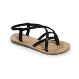 Sandal nữ quai dây xỏ ngón đế cao 1cm HNSD1F184 ( Size 35 -> 39)