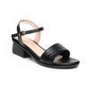 Giày sandal nữ đế PU kem siêu nhẹ cao 5cm Hanatabi quai ngang 1 xếp hậu c bigsize (35-42) mã HNSDG5F1139