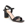Giày sandal nữ cao gót 7cm Hanatabi quai ngang mũi vuông hậu c đế TA bigsize (35-41) mã HNSDG7F1125
