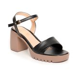 Giày Sandal Nữ Đế PU Siêu Nhẹ Cao 7cm Hanatabi Quai Xếp Hậu C (35-39) Mã HNSDG7F966