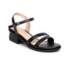 giày sandal nữ đế PU siêu nhẹ cao 5cm Hanatabi quai chéo hậu c bigsize (35-42) mã HNSDG5F1148