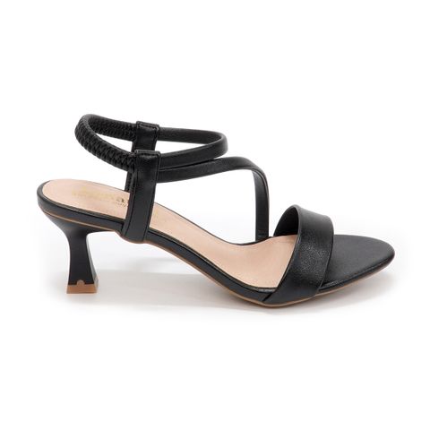 giày sandal nữ cao gót 5cm Hanatabi quai chéo hậu thun đế TA bigszie (35-41) mã HNSDG5F948