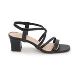 giày sandal nữ cao gót 5cm Hanatabi quai chéo mũi vuông hậu c đế TA bigsize (35-41) mã HNSDT5F856