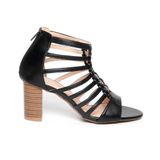 Giày sandal nữ cao gót 7cm Hanatabi quai xương cá khóa kéo đế TA bigsize (35-41) mã HNSDK7F1120