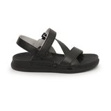 Sandal nữ Hanatabi 2 lớp quai chéo may liền đế cao 2cm mã HNSDX2F803 (Size 35 -> 39)