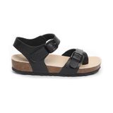 Sandal nữ xỏ ngón Hanatabi 2 quai chéo có khóa đế trấu cao 3cm mã HNSD3F983 (Size 35->39)