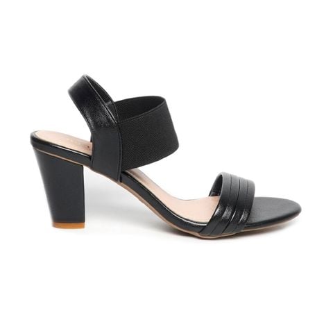 giày sandal nữ cao gót 7cm Hanatabi quai ngang hậu thun đế TA cao cấp bigsize (35-41) mã HNSDG7F1151