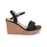 giày sandal nữ đế xuồng PU siêu nhẹ cao 9cm Hanatabi quai 1 xếp hậu c (35-39) mã HNSDX9F833