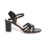 Giày sandal nữ cao gót 7cm Hanatabi quai đan mũi vuông hậu c đế TA bigsize (35-41) mã HNSDG7F1133
