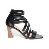giày sandal nữ cao gót 7cm Hanatabi quai đan khóa kéo đế TA cao cấp bigsize (35-41) mã HNSDK7F1082