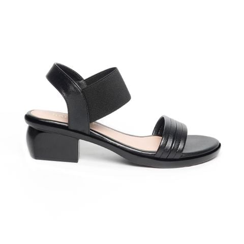 Giày sandal nữ đế PU siêu nhẹ cao 5cm Hanatabi quai ngang hậu thun bigsize (35-42) mã HNSDG5F1146