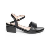 Giày sandal nữ đế PU kem siêu nhẹ cao 5cm Hanatabi quai ngang 1 xếp hậu c bigsize (35-42) mã HNSDG5F1139
