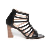 giày sandal nữ cao gót 7cm Hanatabi quai xương cá khóa kéo đế TA bigsize (35-41) mã HNSDK7F1100