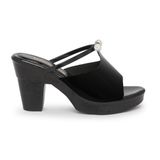 Dép cao gót nữ hanatabi quai ngang gót cao 9cm mã HNDE9F690DE (Size 35 -> 39)