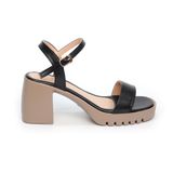 giày sandal nữ đế PU siêu nhẹ cao 7cm Hanatabi quai ngang hậu c (35-39) mã HNSDG7F957