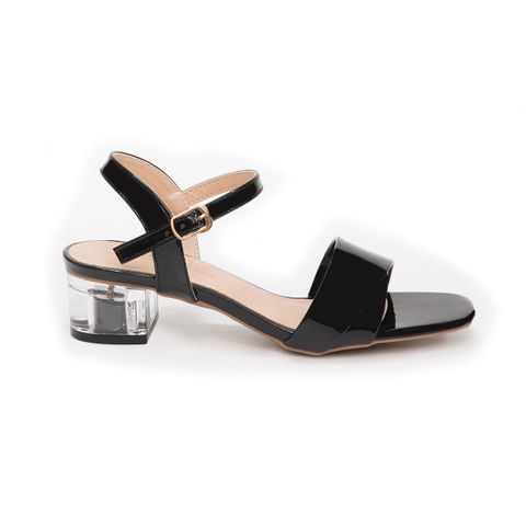 giày Sandal Nữ Cao Gót Mica 3cm Hanatabi Quai 1 Xếp Mũi Vuông Hậu C Đế TA Bigsize (35-41) Mã HNSDG3F329