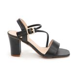 giày sandal nữ cao gót 7cm Hanatabi quai ngang mũi vuông hậu c đế TA bigsize (35-41) mã HNSDG7F897