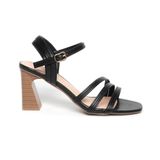 giày sandal nữ cao gót 7cm Hanatabi quai chéo mũi vuông hậu c đế TA bigsize (35-41) mã HNSDG7F1117