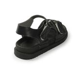 Sandal nữ Hanatabi 2 lớp quai bản ngang may liền đế cao 3cm mã HNSD608 (Size 35 -> 39)