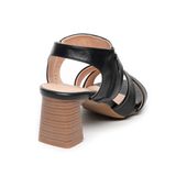 giày sandal nữ cao gót 5cm Hanatabi quai chéo khóa kéo đế TA cao cấp bigsize (35-41) mã HNSDG5F1065
