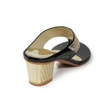 Dép kẹp nữ quai xoàn gót đồng cao 5cm mã HNDEK5F154 ( Size 36 -> 40)