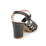 giày sandal nữ cao gót 7cm Hanatabi quai chéo mũi vuông hậu c đế TA bigsize (35-41) mã HNSDG7F888