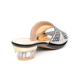 dép nữ cao gót mica 3cm Hanatabi quai ngang đính đá đế TA cao cấp bigsize (35-41) mã HNDE3F1094