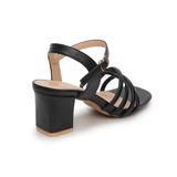giày sandal nữ cao gót 5cm Hanatabi quai đan mũi vuông hậu c đế TA bigsize (35-41) mã HNSDG5F878