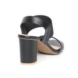 giày sandal nữ gót cao 7cm Hanatabi quai ngang mũi vuông hậu thun đế TA bigsize (35-41) mã HNSD7F1153
