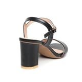 giày sandal nữ cao gót 7cm Hanatabi quai ngang mũi vuông hậu c đế TA bigsize (35-41) mã HNSDG7F876