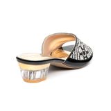 dép nữ cao gót mica 3cm Hanatabi quai ngang đính đá đế TA cao cấp bigsize (35-41) mã HNDE3F1096