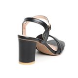 giày sandal nữ cao gót 7cm Hanatabi quai 2 xếp mũi vuông hậu c đế TA bigsize (35-41) mã HNSDG7F936