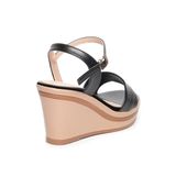 Giày sandal nữ đế xuồng PU siêu nhẹ cao 8cm Hanatabi quai 1 xếp hậu c (35-39) mã HNSDX8F1118
