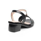 Giày sandal nữ đế PU kem siêu nhẹ cao 5cm Hanatabi quai ngang 1 xếp hậu c bigsize (35-42) mã HNSDG5F1139