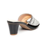 dép nữ cao gót 5cm Hanatabi quai ngang đính đá đế TA cao cấp bigsize (35-41) mã HNDE5F1090