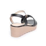 Sandal nữ Hanatabi quai ngang 1 xếp đế xuồng siêu nhẹ cao 5cm hậu c mã HNSD5F969 (Size 36 -> 40)