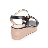 giày sandal nữ đế PU siêu nhẹ cao 5cm Hanatabi quai ngang hậu c (35-40) mã HNSD5F970