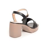 Giày Sandal Nữ Đế PU Siêu Nhẹ Cao 7cm Hanatabi Quai Xếp Hậu C (35-39) Mã HNSDG7F966