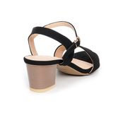 Sandal nữ Hanatabi quai ngang gót vuông cao 5cm hậu c đế TA cao cấp chống trơn trượt mã HNSDG5F964 (Size 35 ->41)