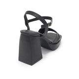 Sandal nữ quai xếp ly gót vuông cao 9cm hậu c mã HNSDG587 ( Size 35 -> 39)