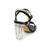 Sandal nữ gót mica cao 9cm hậu phối màu mã HNSDH9F165 ( Size 35 -> 39)